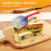 3 Pack Butter Squishy Slow Rising Stress Relief Toy - Realistic Butter Stick Squeeze, Soft PU Foam Fidget for Anxiety & Sensory Relief, Cute Desk Decor for Kids, Office, School & Daily Use view 2