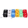 Aumotop 12pcs Cute Fashionable Hanging Dice Decorative Fuzzy Plush Dice for Mirror and Bag | Playful Appearance for Cars and Vehicles | Soft Pleuche Sponge Material view 3