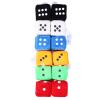 Aumotop 12pcs Cute Fashionable Hanging Dice Decorative Fuzzy Plush Dice for Mirror and Bag | Playful Appearance for Cars and Vehicles | Soft Pleuche Sponge Material view 4