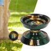 Omquot Advanced Non-Reactive Aluminum Alloy YoYo Ball for Competition with Gloves for Adults 1.6 Inch 3 String (Black Gold) view 2