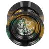 Omquot Advanced Non-Reactive Aluminum Alloy YoYo Ball for Competition with Gloves for Adults 1.6 Inch 3 String (Black Gold) view 3