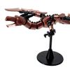 Dummy 13 Dragon Action Figure, Custom Color Wings & Body with Black Frame, Fully Articulated Design - 13" Long with 14" Wingspan (Small) (Sparkle Green) view 4