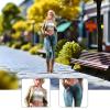 1:64 Girl Model Figure Handpainted Girl Figurine Movie Character Mini People view 4