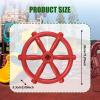 Bffcnl Pirate Ship Steering Wheel Toy, Children's Steering Wheel Toy, Imaginative Cosplay Playground Accessory for Park, Playhouse, Outdoor, red view 3