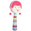 Aumotop Portable Cartoon Rattle Toy Drum Hand Instrument Music Toy for Kids, Maple + Polyester Drum Skin view 4