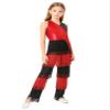 Agoky Kids Girls Fringed Tassels Retro 1950s Costume Halter Neck Sleeveless 70s Hippie Star Dancewear Red 16 Years view 1