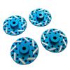 RC Cars Models Parts For Tamiya For TT01 For TT02 TT02T 1/10 Hexagonal Brake Band Coupler Set With A Diameter Of 36mm RC Upgrade Modification Parts(Azure) view 1