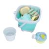 Aumotop Interactive Beach Toys Set Vibrant Foldable Sand Bucket and Shovels, Safe PP Material, for Outdoor Gatherings, 11 Pieces (Blue) view 2