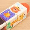 DYNWAVE Wooden Block Puzzle, Early Childhood Education, Recognition Pattern Learning Building Blocks Brain Teaser for Kids, Animal view 4