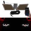 Cokvbato Devil's Eye Led Display For Car Headlight Modification DIY Animation Angle Eyes Pattern Turn Signal Lamp 12V view 1