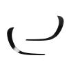 2pcs Front Bumper Air Vent Canard, Glossy Black ABS Spoiler Trim for GLC X253 GLC260 GLC300 2020+, Left and Right Side Replacement with Adhesive Tape view 4