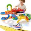 KlickRail Upgraded City Building Learning Electric Train Track Set for Kids view 2