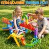 KlickRail Upgraded City Building Learning Electric Train Track Set for Kids view 4
