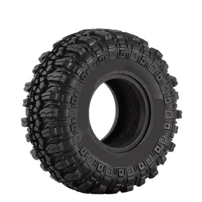 1 0 Inch Soft Rubber Wheel Tires 56x22mm Rock Terrain 4 Pack SCX24 AX24 T1005