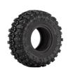 1 0 Inch Soft Rubber Wheel Tires 56x22mm Rock Terrain 4 Pack SCX24 AX24 T1005 view 1