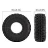 1 0 Inch Soft Rubber Wheel Tires 56x22mm Rock Terrain 4 Pack SCX24 AX24 T1005 view 3