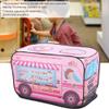 Solinder Ice Cream Truck Portable Children Tent Foldable Play Game House for Kids, Breathable Polyester Fabric, 28.3x28.3x44.1in, Ice Cream TruckFire TruckPoliceman Bus (Truck) view 3