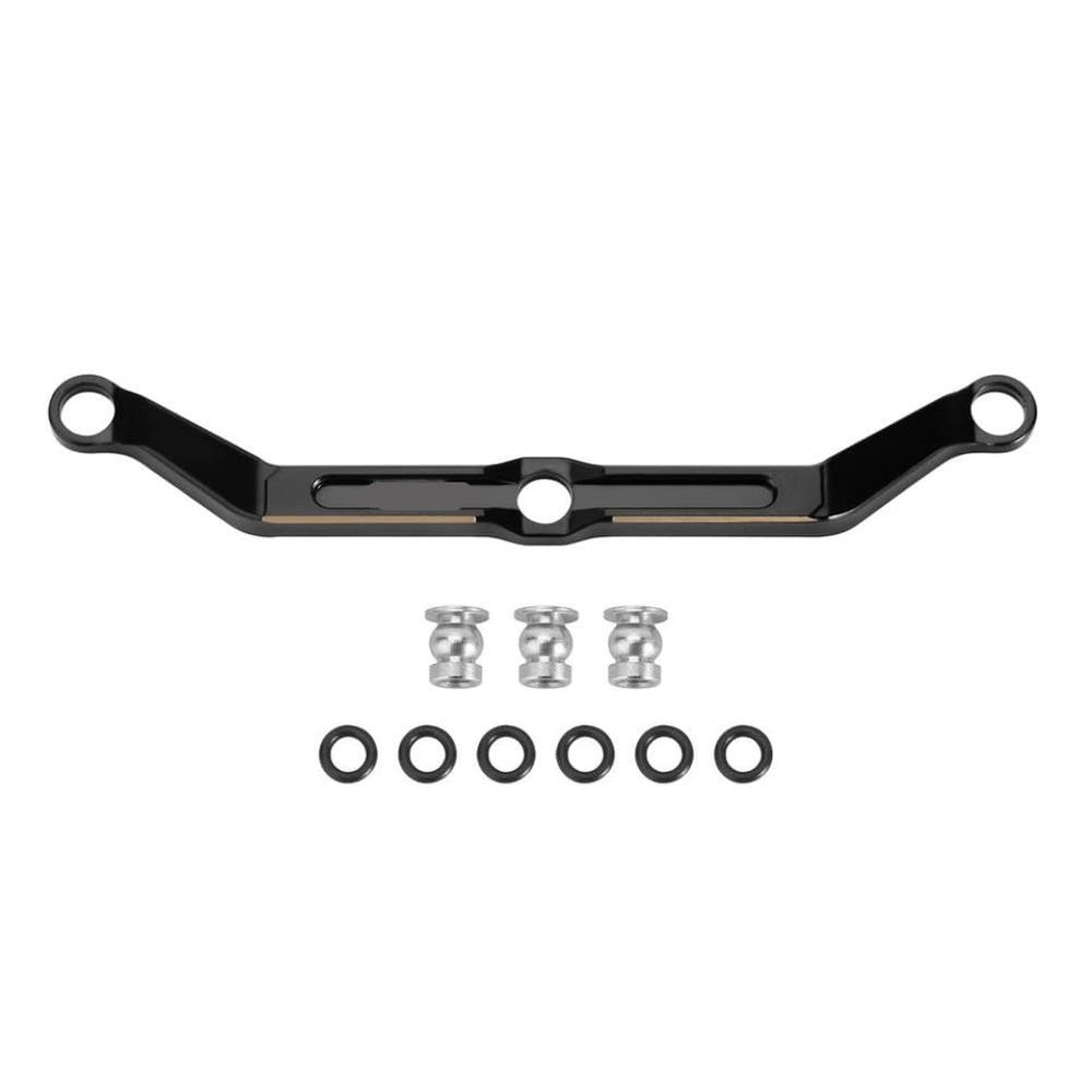 12g Brass Steering Link 4M-06 Compatible with RC Car Parts 1 18 Scale Models 4M-06(Black Brass)