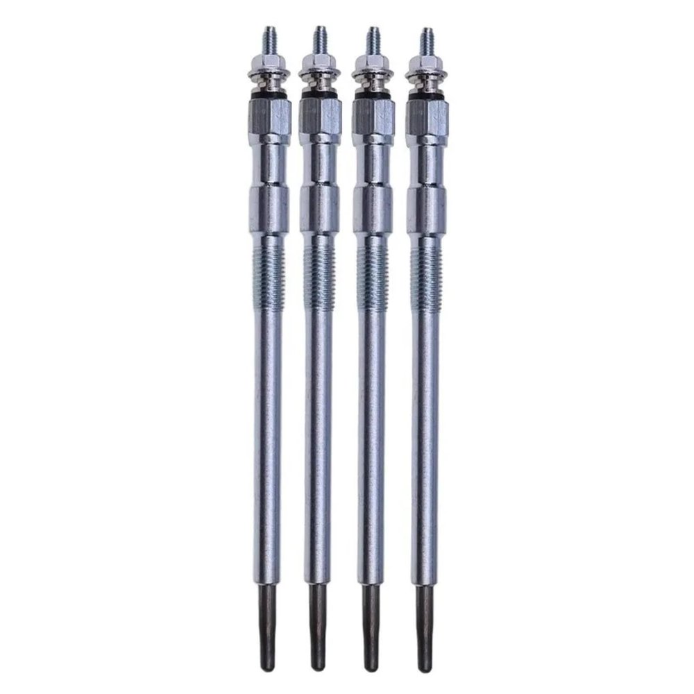 Car Glow Plug Compatible With Bobcat For S630 For S650 T630 T650 7008447 1G777-65510 4pcs Engine Glow Plugs Heater Fast Start Cold Start Helper Metal
