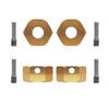 12MM Extended Wheel Hex Heavier Brass Adapter 4PCS Compatible with RC Car Parts RC Crawler Models 1 10 Scale Models(SCX10 III Brass 6mm) view 1