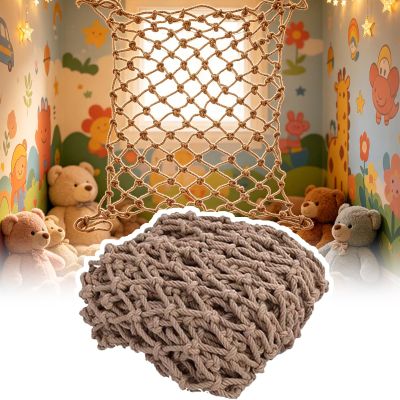 10x20FT / 3x6(M), Heavy Climbing Frame Net, Rope Netting Cargo Net for Playground, Rock Ladder, Wall Hammock, (Rope Dia 1cm)