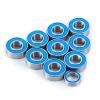 Rc Bearing Toys Parts for Tamiya Grasshopper for Hornet Midnight Pumpkin Lunch Box for Unimog 406 10PCS Rubber Sealed Bearing Set Wheelie Parts view 1