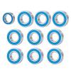 Rc Bearing Toys Parts for Tamiya Grasshopper for Hornet Midnight Pumpkin Lunch Box for Unimog 406 10PCS Rubber Sealed Bearing Set Wheelie Parts view 2