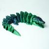 3D Printed Crocodile,Movable Mouth,Flexible Joint Animal lacertid Figurines, Home Office Decor,Articulated Fidget Toy for Adults Teens Surprise Festival Gifts (GBL) view 1