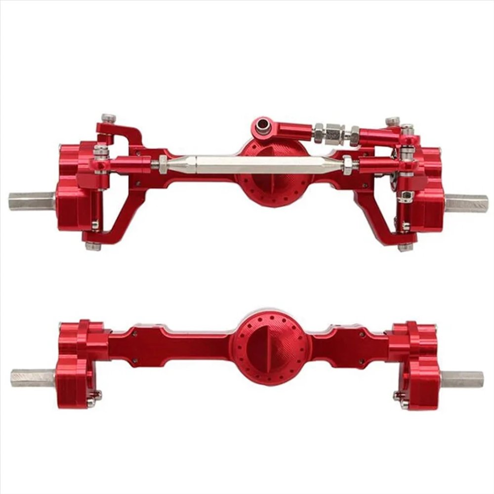 RC Car Axle Compatible With MN For D90 D91 D99 D99S MN98 MN90 1/12 RC Car Upgrades Parts CNC Metal Front And Rear Portal Axle Upgrade Parts