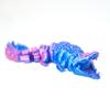 3D Printed Crocodile,Movable Mouth,Flexible Joint Animal lacertid Figurines, Home Office Decor,Articulated Fidget Toy for Adults Teens Surprise Festival Gifts (RB) view 1