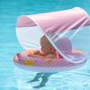 Swimbobo Inflatable Baby Swimming Float with Safe Seat and Canopy for Age 6-36 Months Toddler (Pink Cat) view 1