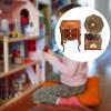 Yunmeryker Miniature Gramophone 1:12 Scale with Cabinet Retro for Micro Landscape Decor view 4