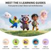 Kids Learning Camera for Ages 3-10, 5-Language Learning Toy, Snap & Learn Recognition, Parent App Control, 4G LTE & Wi-Fi, 5 Learning Guides, 32GB, Back to School Gifts, Green view 3