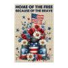 1000 Piece 250th Anniversary Freedom Eagle Wooden Puzzles USA 1776-2026 for Adults Beautiful Wooden Puzzle for Kids Family Game 29.5x19.7 Inch view 1