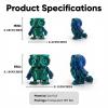 3D Printed Mechanical Owl Model Flexible Fidget Toy with Movable Joints, Hinged Animal Sculpture for Desk Dcor and ADHD Focus (HG, MINI) view 2
