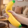 18" Giant Banana Squishys: Banana Squishys Jumbo Realistic Banana Squish-y Squeeze Ball Soft Slow Rise Squeeze Stretchy Fidget Balls for Anxietys Stress Party Favors view 3