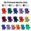 3D Printed Mechanical Owl Model Flexible Fidget Toy with Movable Joints, Hinged Animal Sculpture for Desk Dcor and ADHD Focus (HC, PRO) view 4