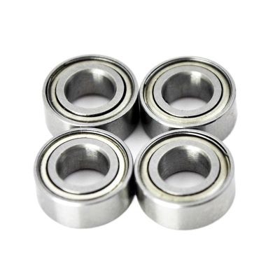 4pcs Miniature Ball Bearings 3x6x2.5 4x7x2.5 4x8x3 5x8x2.5 5x10x4 5x11x4 6x12x4 8x12x3.5 10x15x4 12x18x4mm RC Car Bearing Set(3x6x2.5mm)