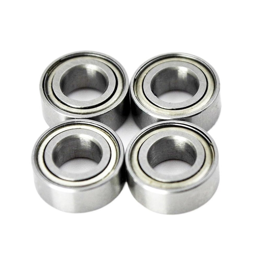 4pcs Miniature Ball Bearings 3x6x2.5 4x7x2.5 4x8x3 5x8x2.5 5x10x4 5x11x4 6x12x4 8x12x3.5 10x15x4 12x18x4mm RC Car Bearing Set(3x6x2.5mm)
