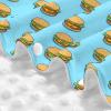 Beef Burger Blue Print Baby Car Seat Covers, Breathable Nursing Cover Breastfeeding Cover, Cute Stroller Covers, Multi-use Infant Carseat Canopy, Baby Boys Girls Newborn Essentials view 3