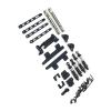 RC Car Accessories for MN82 LC79 1/12 rc Car Upgrade Parts Accessories Shock Absorber Tie Rod Before and After Drive Shaft Set Black view 2