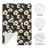 Black Gold Lily Hummingbirds Print Baby Car Seat Covers, Breathable Nursing Cover Breastfeeding Cover, Cute Stroller Covers, Multi-use Infant Carseat Canopy, Baby Boys Girls Newborn Essentials view 4