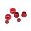 Metal Steering Knuckle Flange Sleeve Bushing Gasket for Tamiya TT02 TT-02 1/10 RC Car Upgrade Parts Accessories(Red) view 1