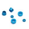 Metal Steering Knuckle Flange Sleeve Bushing Gasket for Tamiya TT02 TT-02 1/10 RC Car Upgrade Parts Accessories(Red) view 2