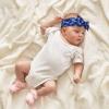 Lyngora Blue White Lightning Print Hair Bows for Baby Girls, Newborn Baby Girl Bows Headbands Toddler Stuff Hair Accessories view 3