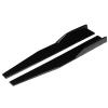 29.3in Universal Car Side Skirt Rocker Splitters, Glossy Black Anti - Scratch Side Spoiler, ABS Aerodynamic Rocker Diffuser with Screws for Most Vehicles view 3