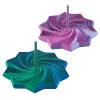 3D Expanded Sensory Fidget Star with Handle,Stress-Relief for Adults,Multi-Color Entertainment Pack for Mesmerizing Fun (Bluegreen + Magenta, Large) view 1