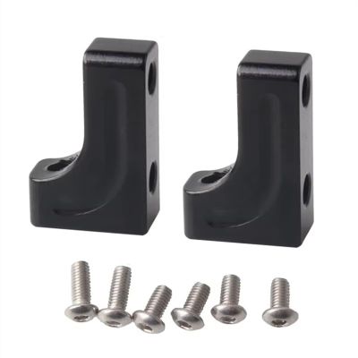 RC Car Accessories for Axial for SCX10 for Wraith RR10 for Capra for SMT10 AX10 1/10 RC Crawler Car Parts Accessories 2Pcs Metal Servo Mount