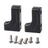 RC Car Accessories for Axial for SCX10 for Wraith RR10 for Capra for SMT10 AX10 1/10 RC Crawler Car Parts Accessories 2Pcs Metal Servo Mount view 1