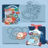 Baby Walker 5 in 1 for Baby Boy, Baby Girl, Push Walkers, Assemble as Scooter/Motorbike/Activity Center/Detachable Panel, Walking Toys for Infants 6-36 Months view 2